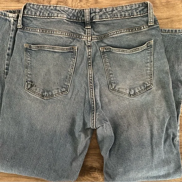 Universal Thread Women's Blue Straight Leg Jeans - Picture 5 of 7